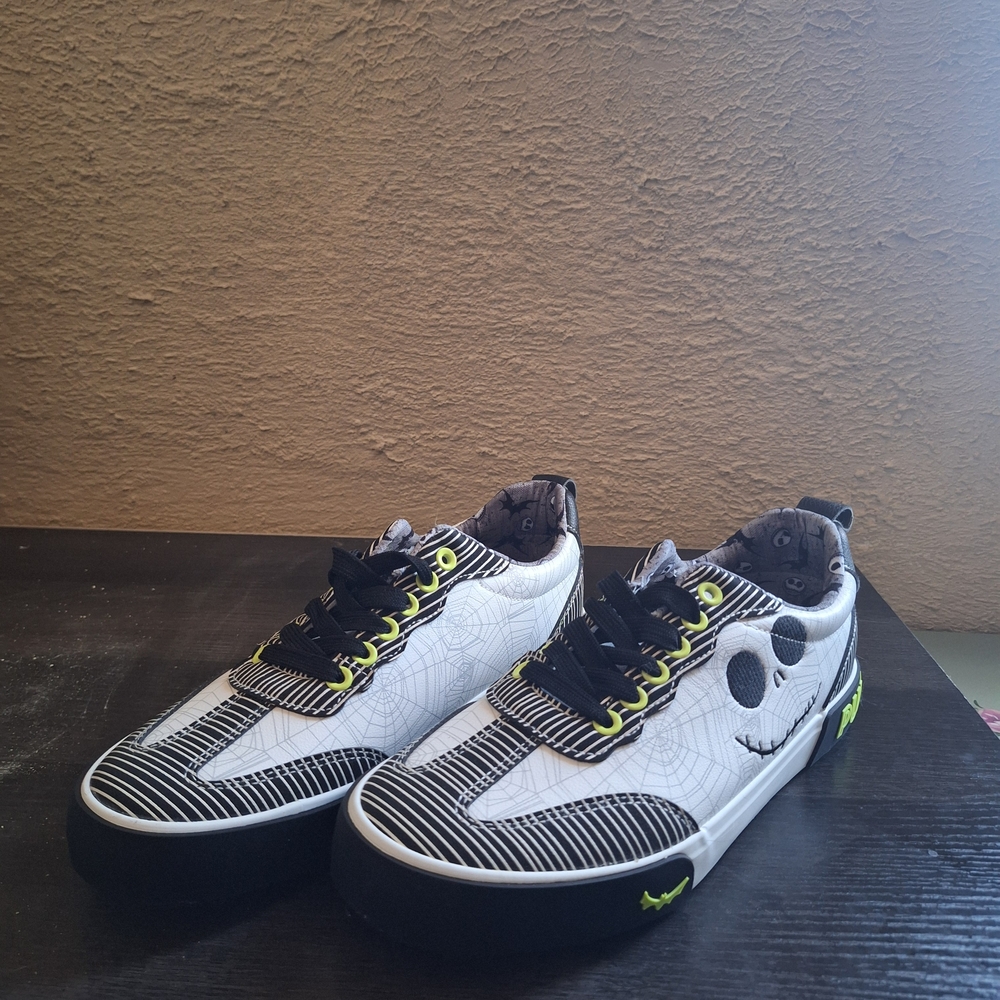 Playful Black and White Women's Or Mens Sneakers